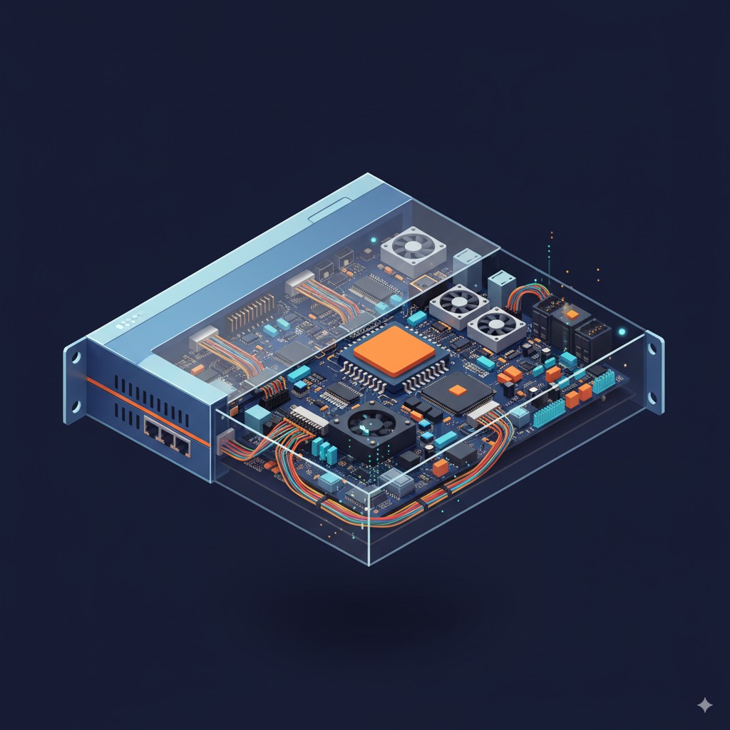 自社開発ネットワーク機器 - 高性能で柔軟なカスタマイズが可能